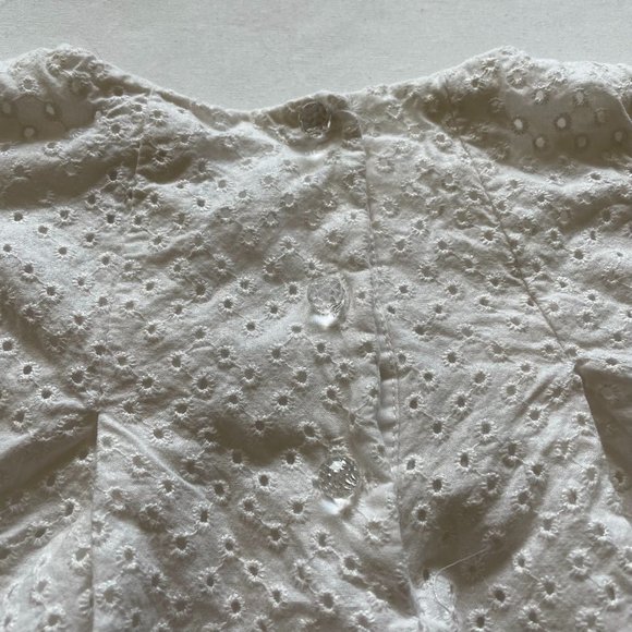 Catherine Maladrino White Eyelet Top size 4T - Picture 6 of 6